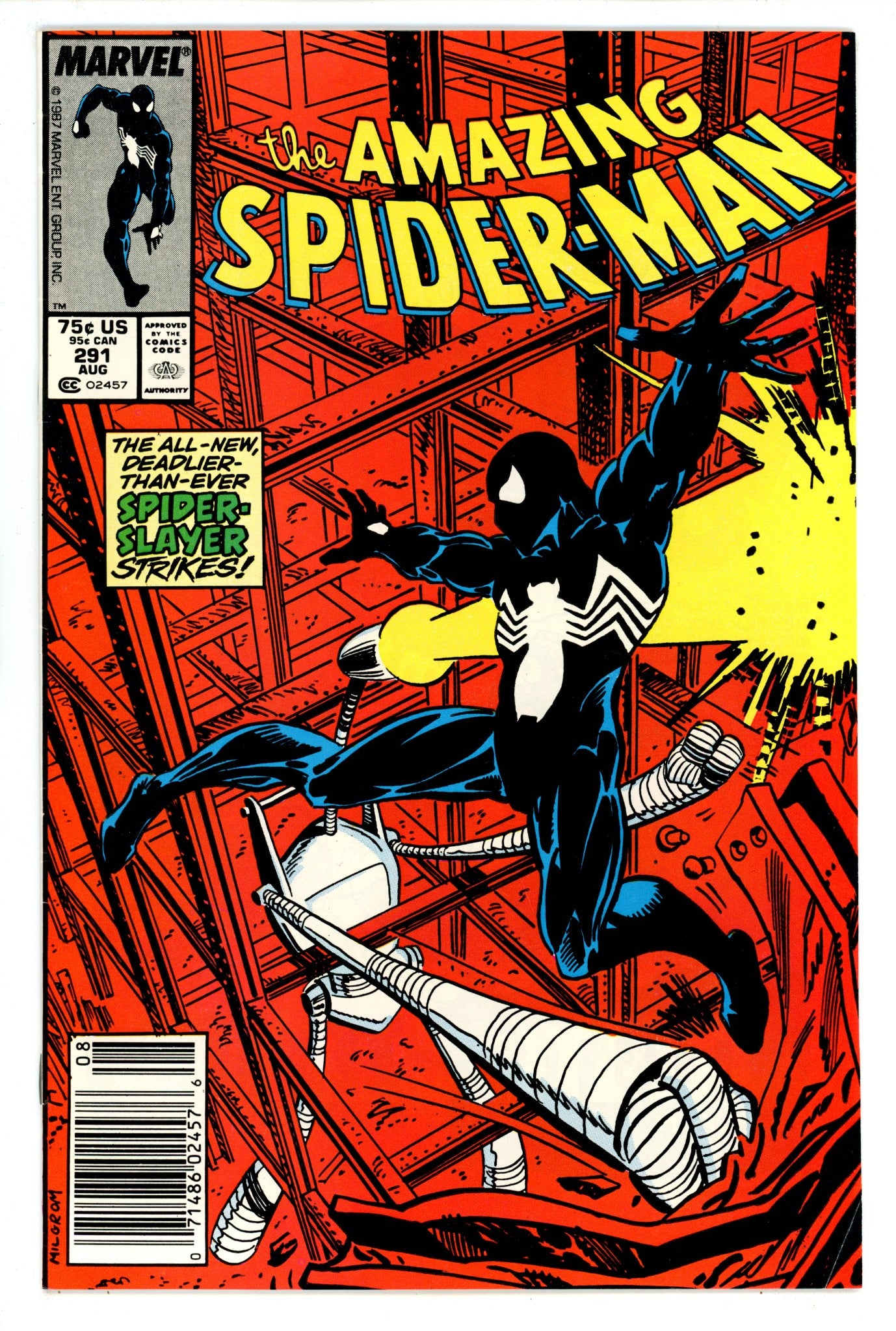 The Amazing Spider-Man Vol 1 291 FN- (5.5) (1987) Newsstand 