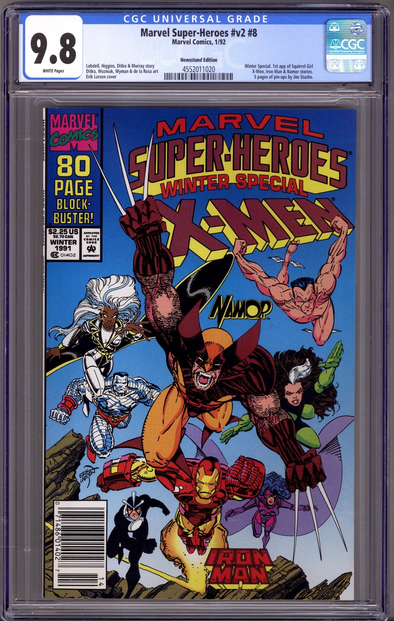 Marvel Super-Heroes Vol 2 8 CGC 9.8 (NM/M) (1992) Newsstand