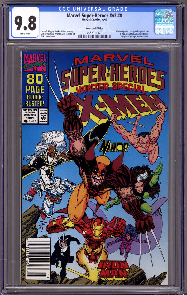 Marvel Super-Heroes Vol 2 8 CGC 9.8 (NM/M) (1992) Newsstand