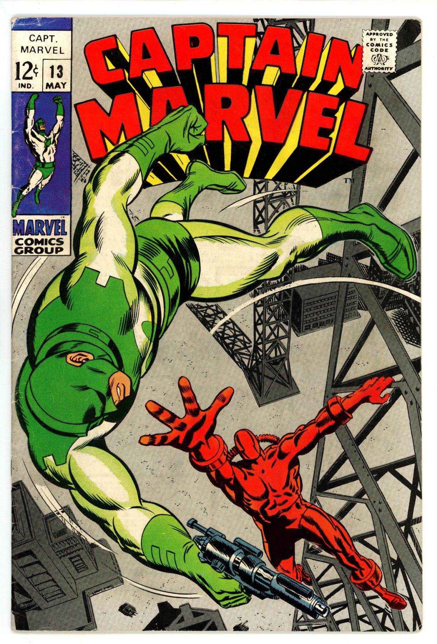 Captain Marvel Vol 1 13 VG/FN (5.0) (1969) 