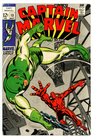 Captain Marvel Vol 1 13 VG/FN (5.0) (1969)