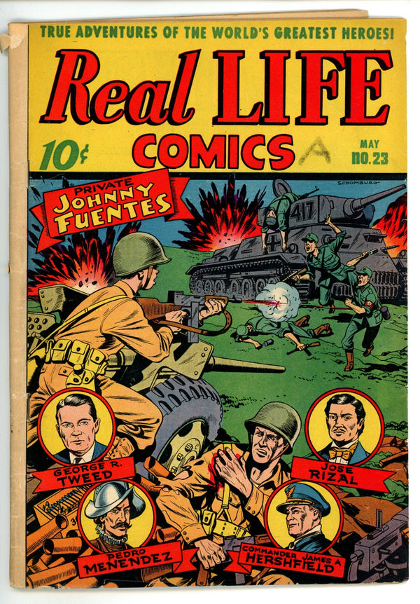 Real Life Comics 23 GD/VG (3.0) (1945)