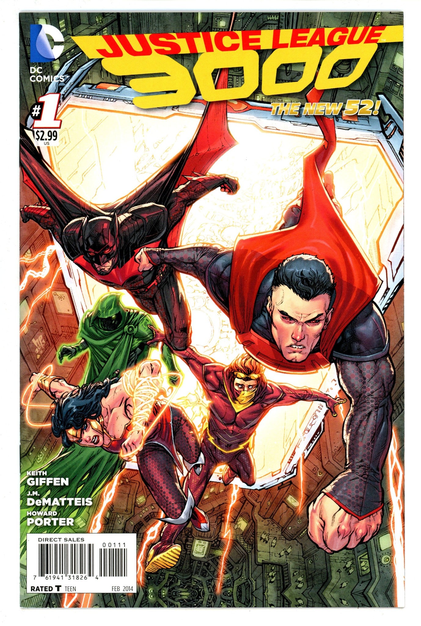 Justice League 3000 1 High Grade (2014) 