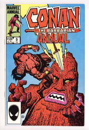 Conan Annual Vol 1 9 Mid Grade (1984)