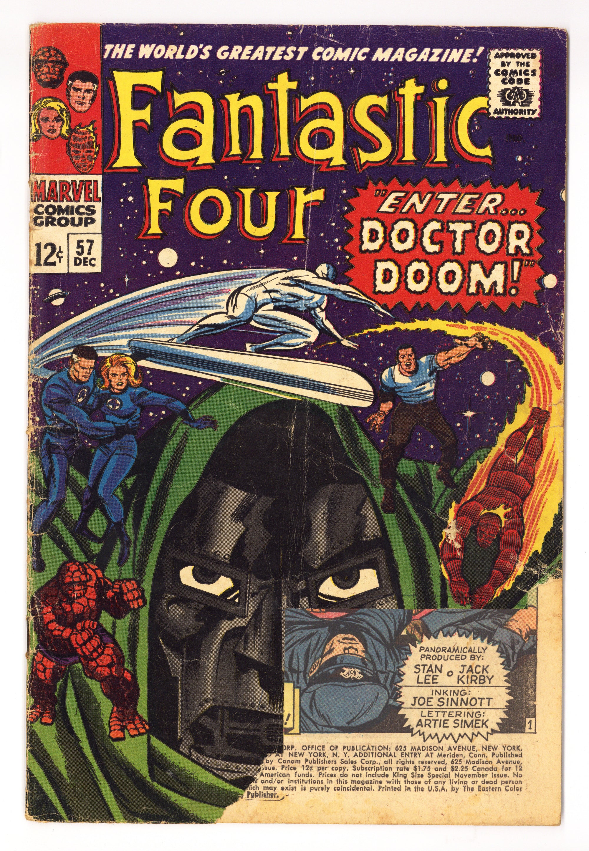 Fantastic Four Vol 1 57  FR (1.0)   (1966)        