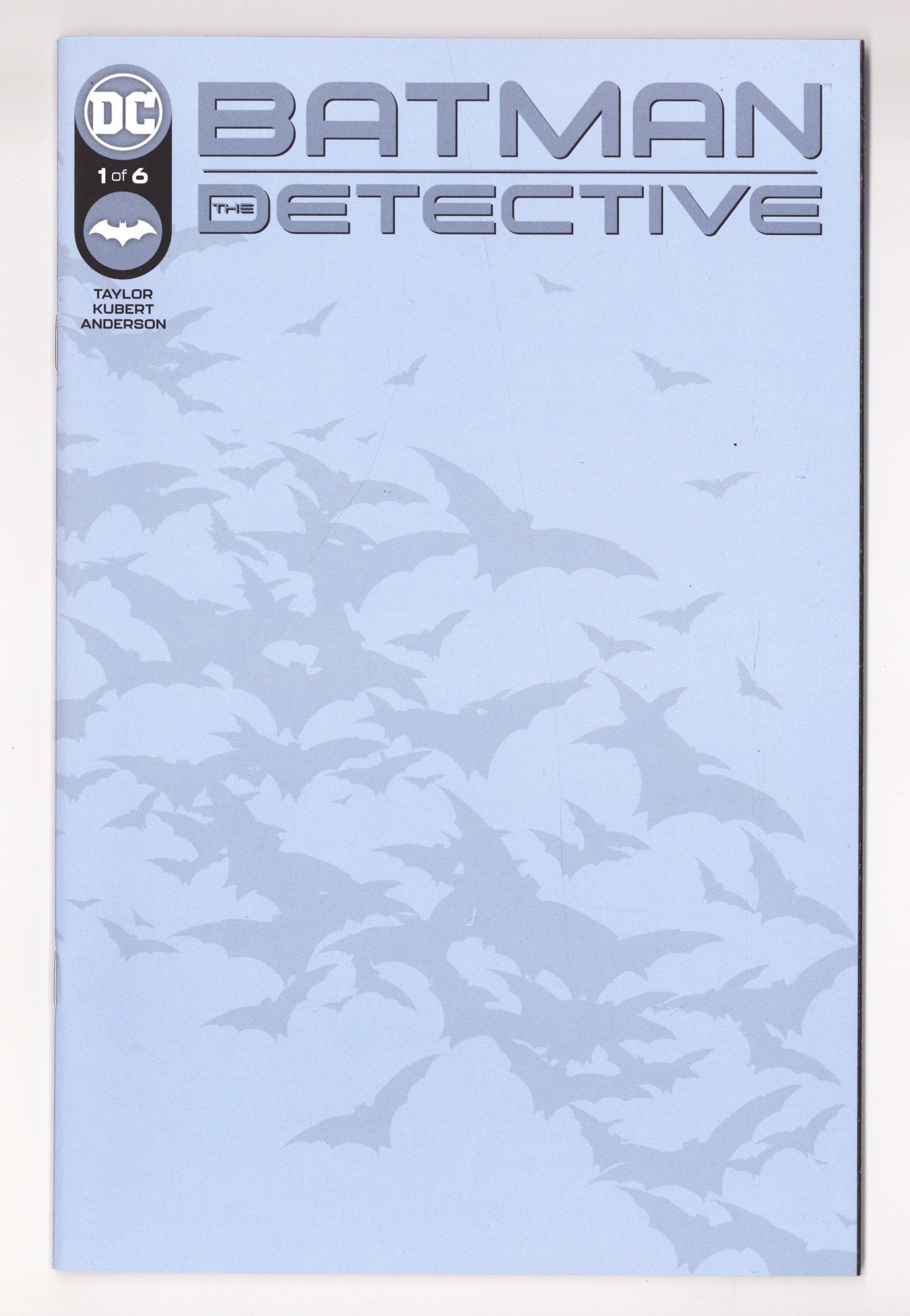 Batman: The Detective 1 High Grade (2021) Blank Cardstock Variant 