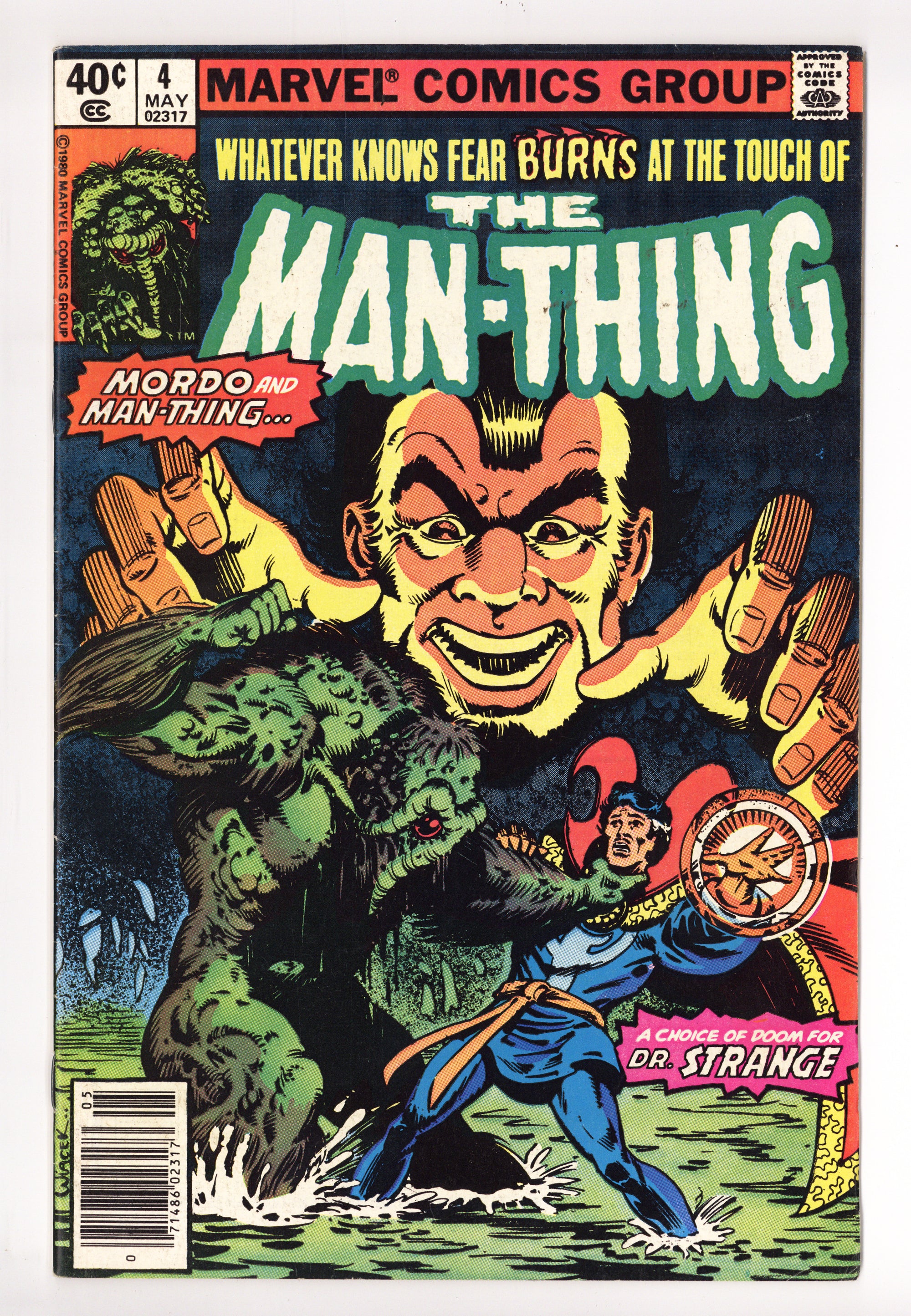 Man-Thing Vol 2 4 Mid Grade (1980) Newsstand 