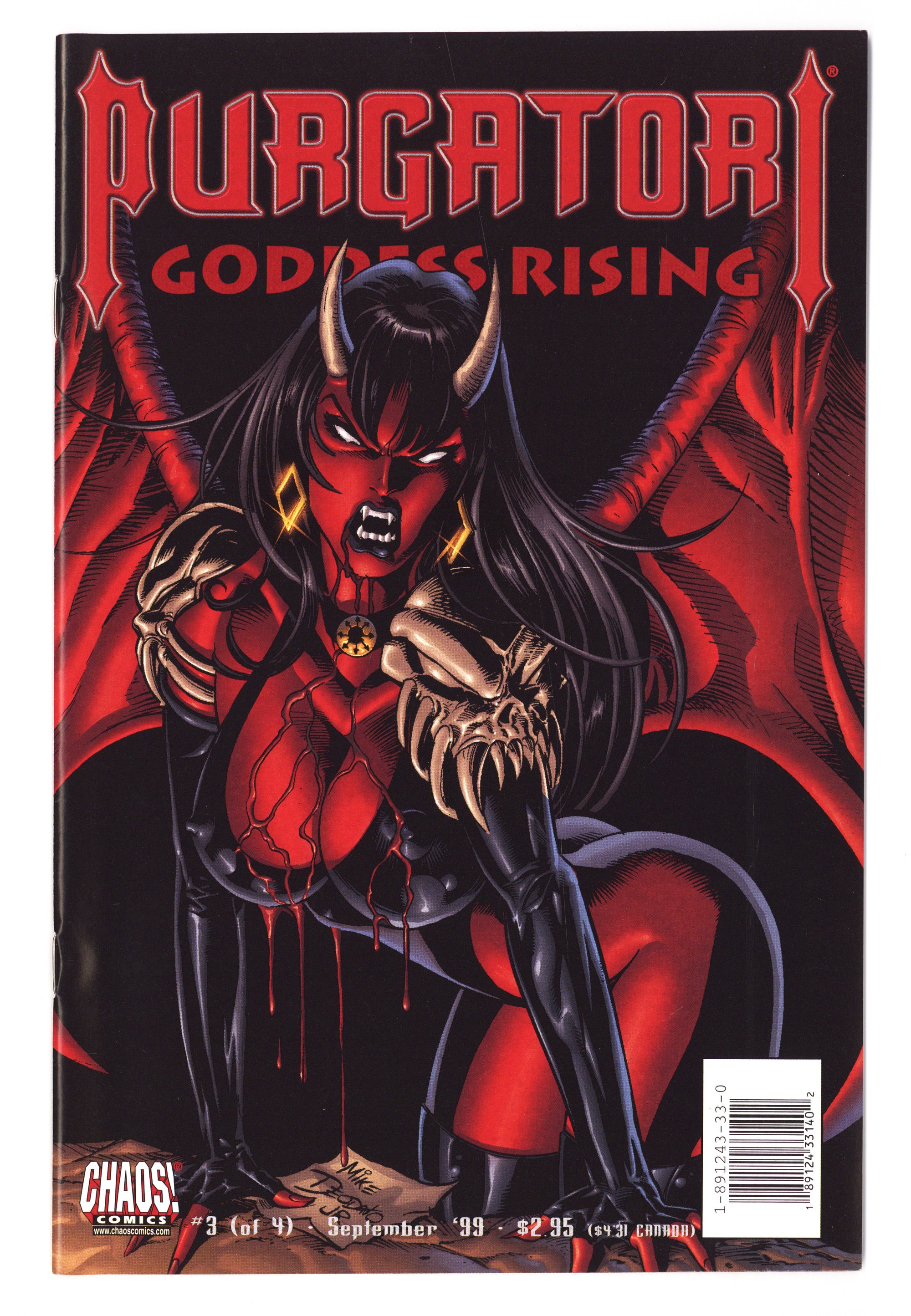 Purgatori: Goddess Rising   3  VF (8.0)   (1999)        