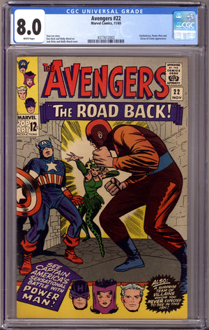 The Avengers Vol 1 22 CGC 8.0 (VF) (1965)