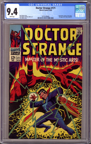 Doctor Strange Vol 1 171 CGC 9.4 (NM) (1968)