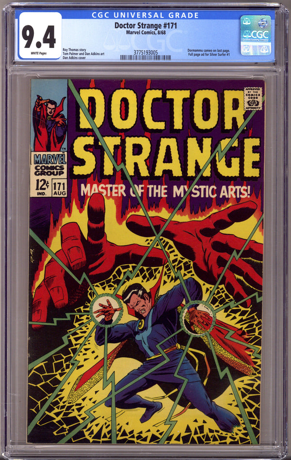 Doctor Strange Vol 1 171 CGC 9.4 (NM) (1968)