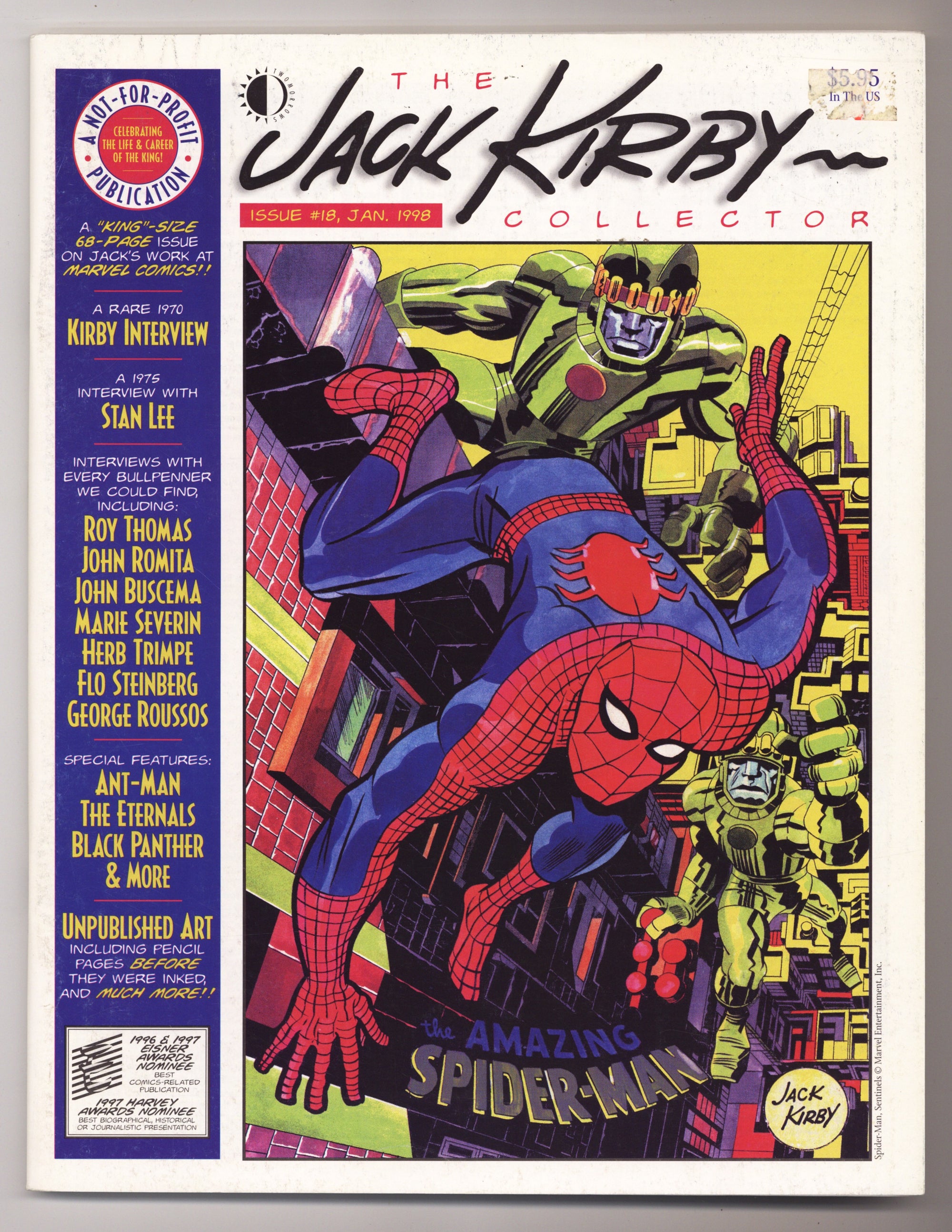 The Jack Kirby Collector 18 Low Grade (1998) 