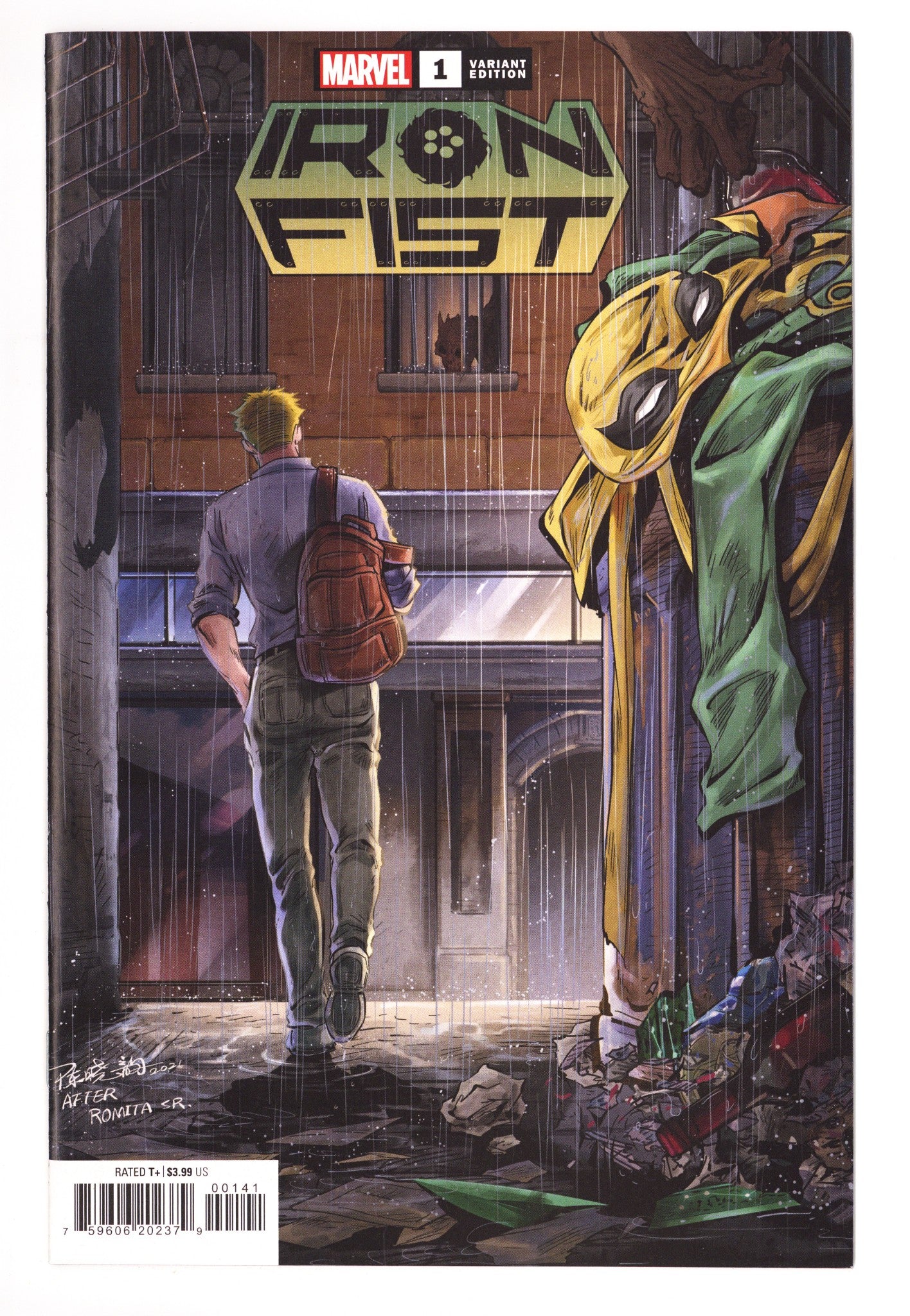 Iron Fist Vol 6 1 NM- (9.2) (2022) Gunji Homage Incentive Variant 