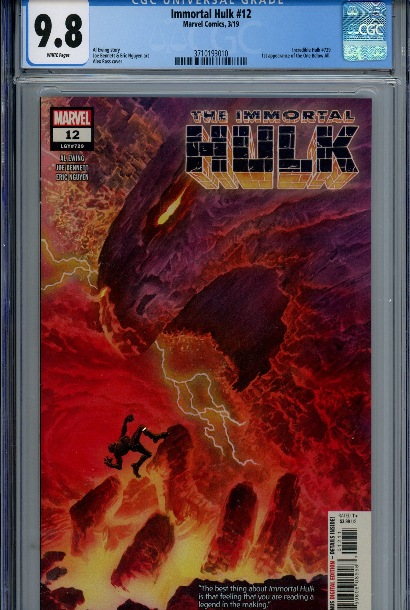 Immortal Hulk 12 CGC 9.8 (2019)