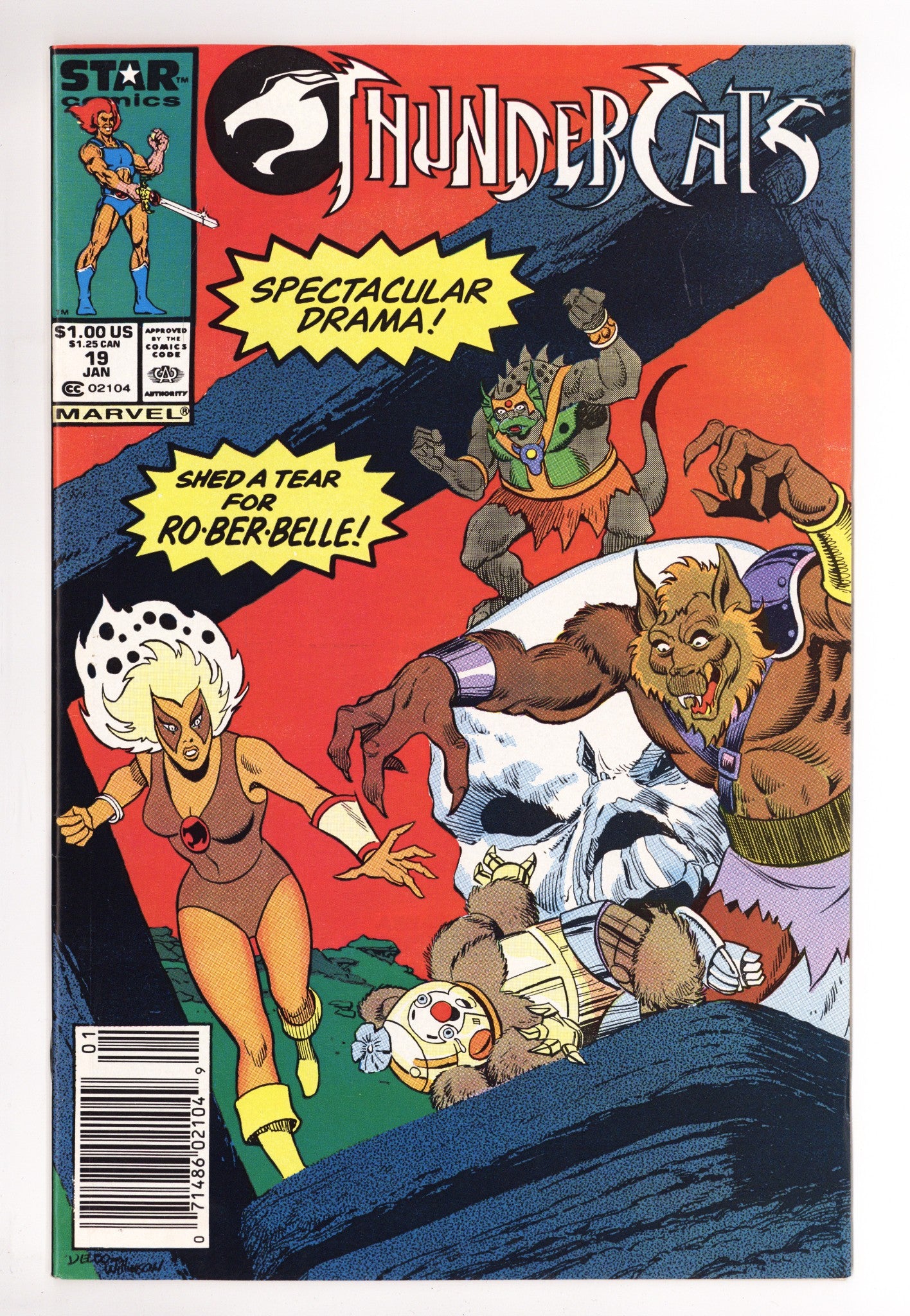 Thundercats 19 NM- (9.2) (1988) Newsstand 