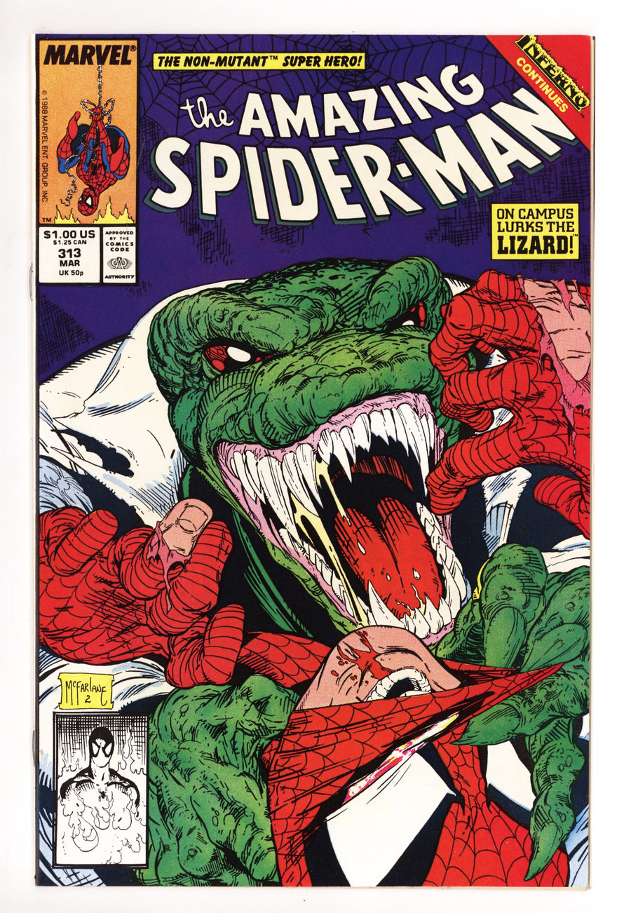 The Amazing Spider-Man Vol 1 313 NM (9.4) (1989) 