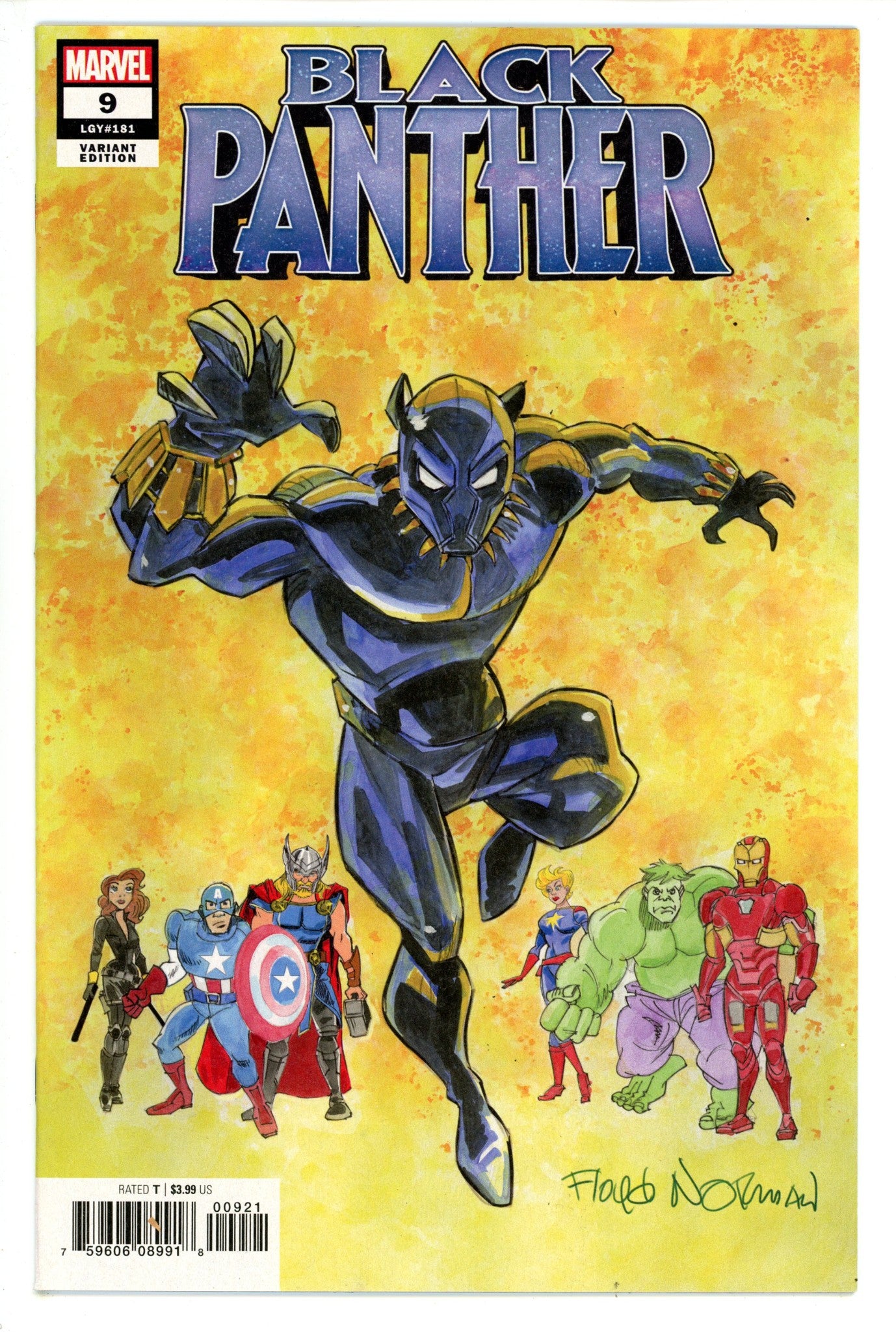 Black Panther Vol 7 9 (181) High Grade (2019) Norman Variant 