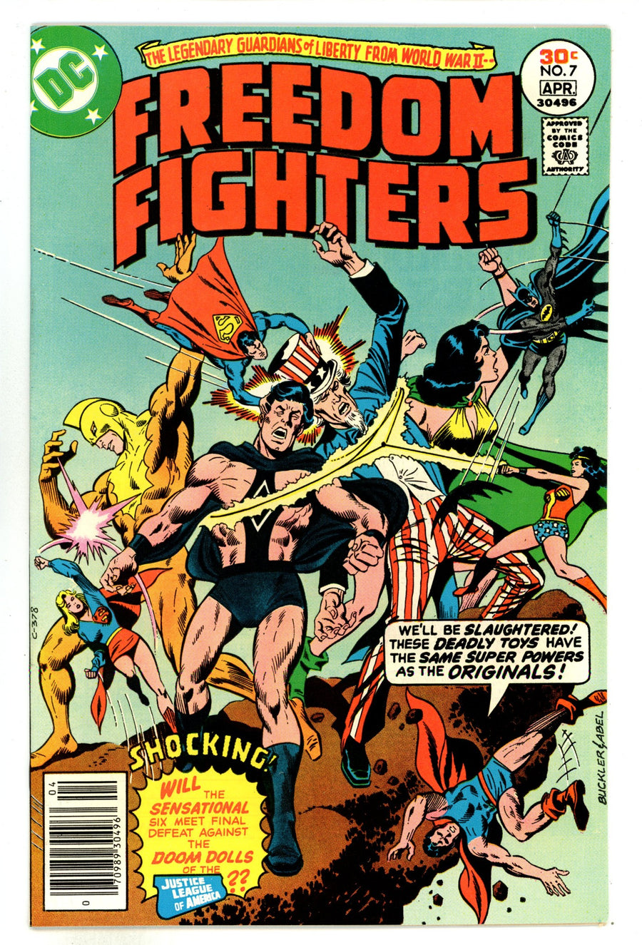 Freedom Fighters Vol 1 7 NM- (9.2) (1977) 