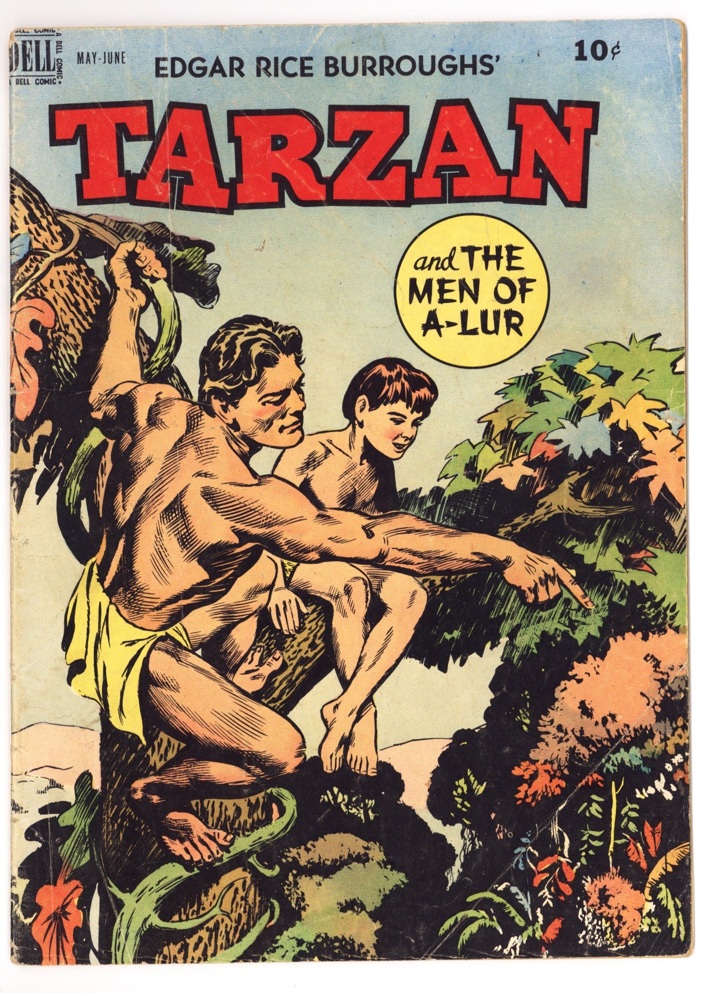 Edgar Rice Burroughs' Tarzan 9 VG- (3.5) (1949) 
