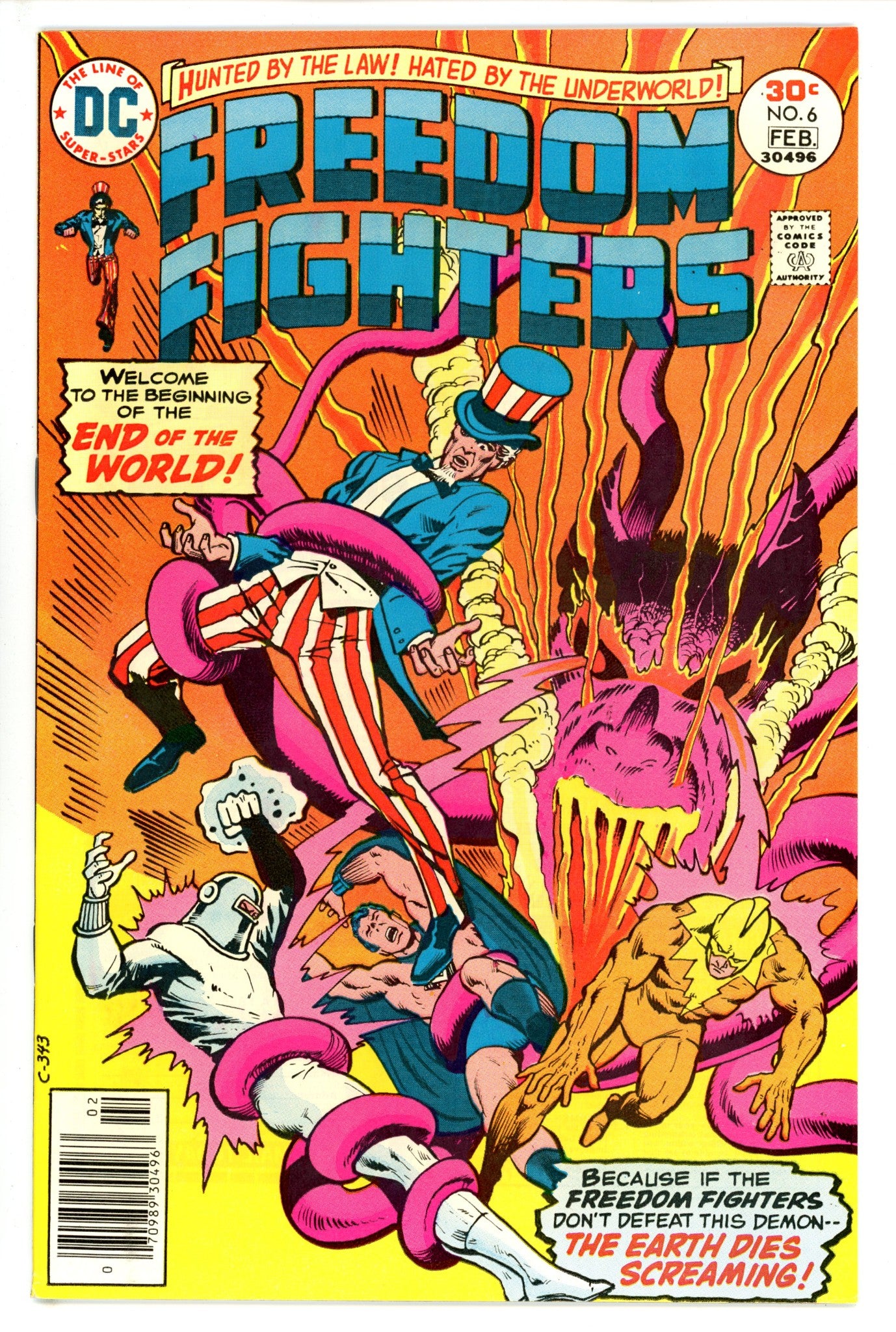 Freedom Fighters 6 VF/NM (1977)