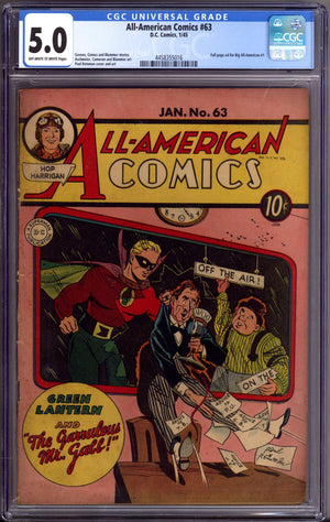 All-American Comics 63 CGC 5.0 (VG/FN) (1945)