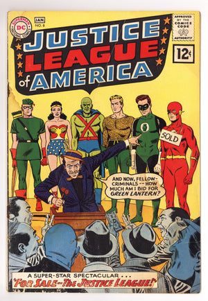 Justice League of America Vol 1 8 GD+ (2.5) (1961)