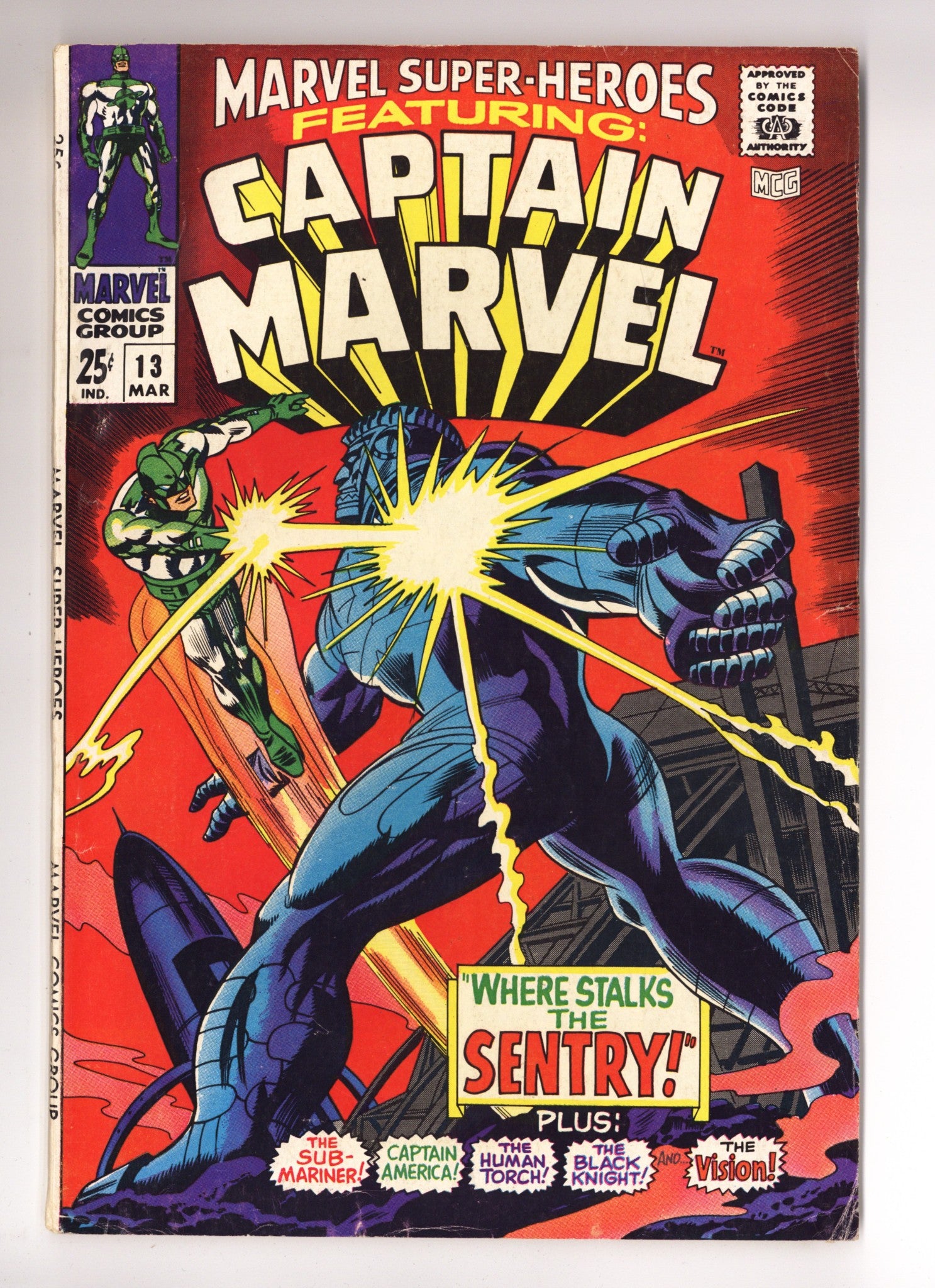 Marvel Super-Heroes Vol 1 13  FN- (5.5)   (1968)        