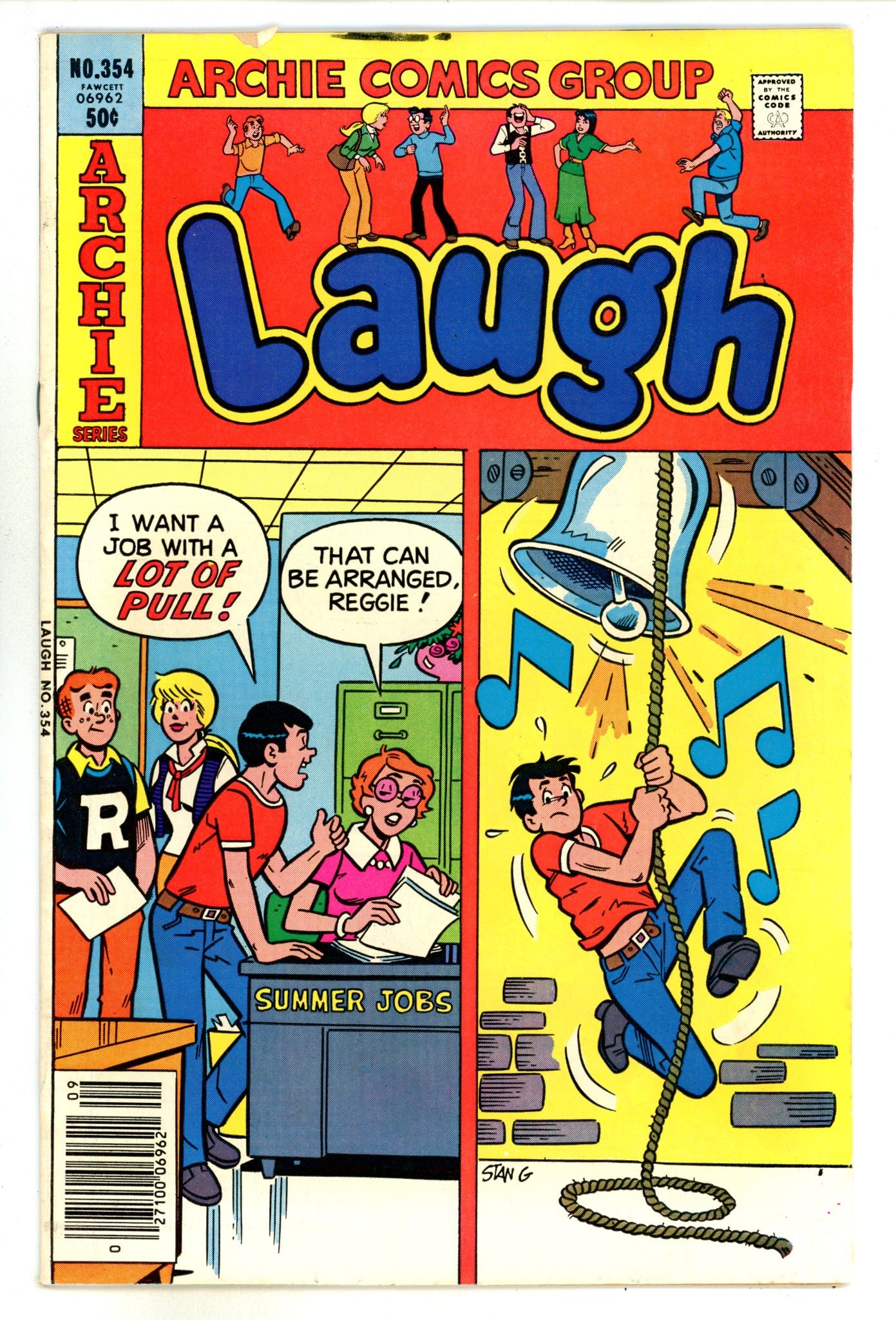 Laugh Comics  354  Low Grade  (1980)  