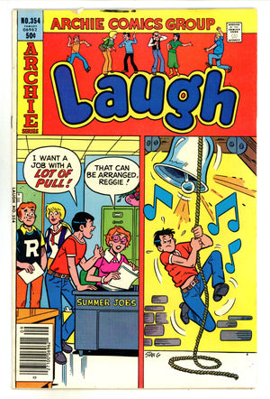 Laugh Comics  354  Low Grade  (1980)  