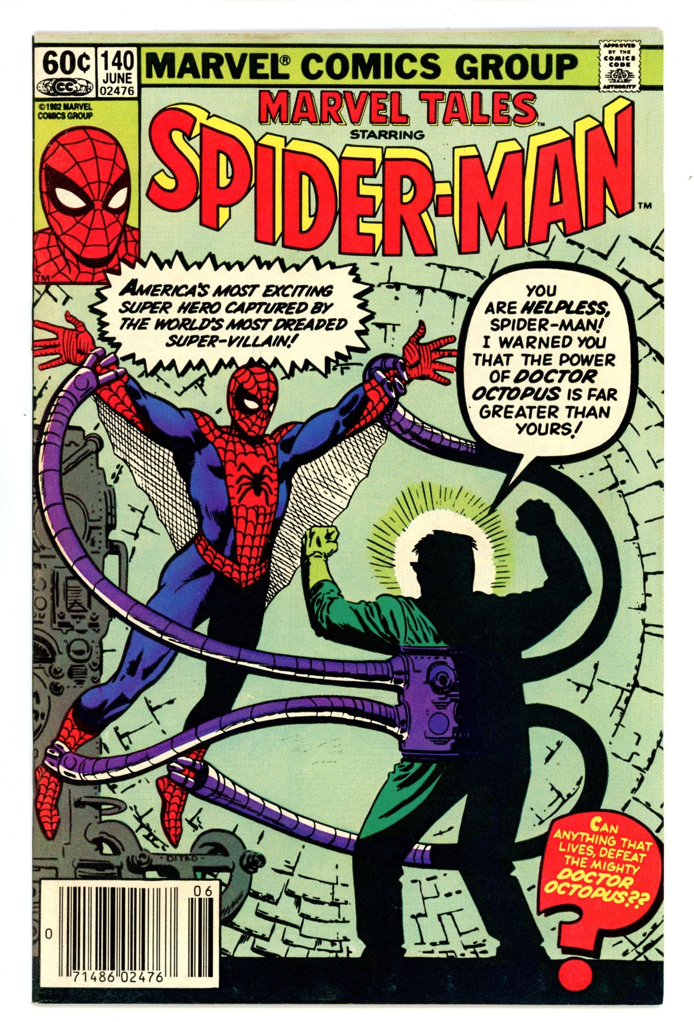 Marvel Tales Vol 2 140 Mid Grade (1982) Newsstand 