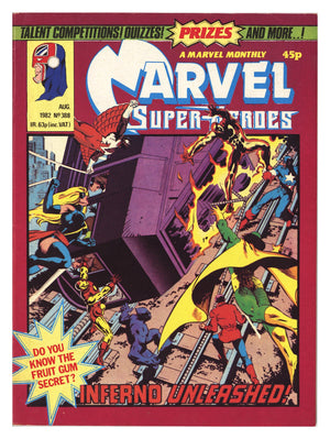 Marvel Superheroes [Marvel Super-Heroes] 388 FN+ (6.5) With Insert (1982) 