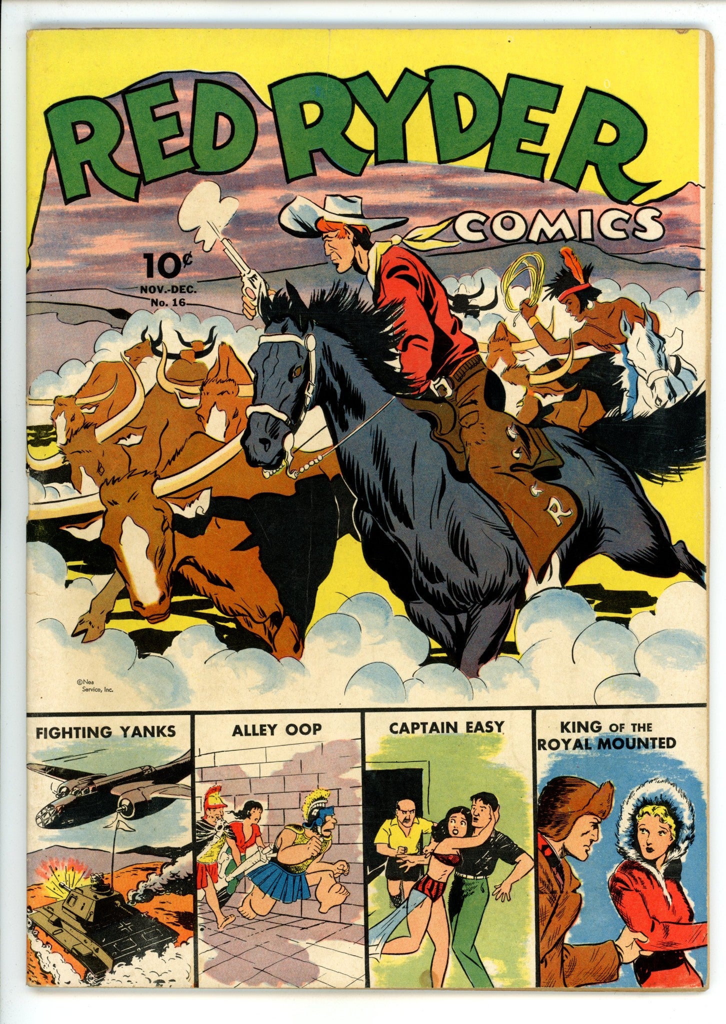 Red Ryder Comics 16 FN (6.0) (1943) 