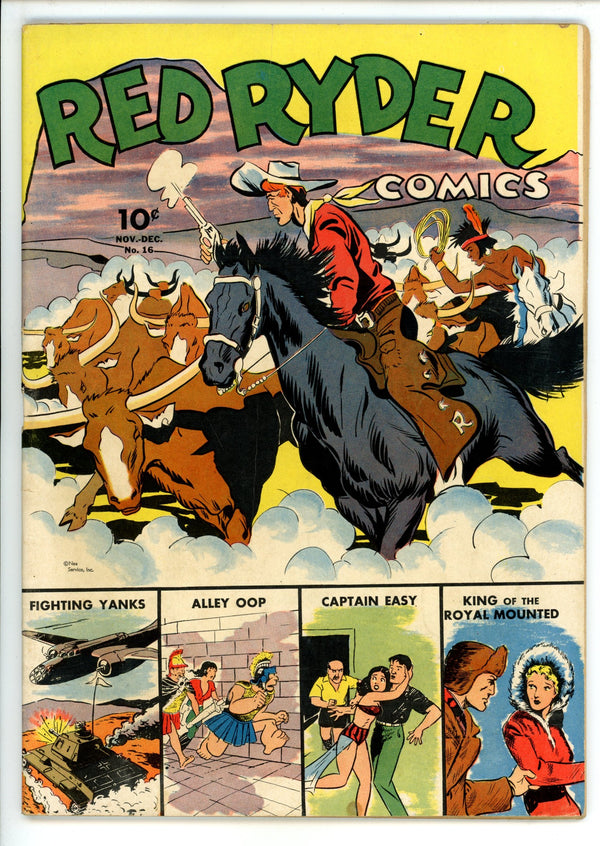 Red Ryder Comics 16 FN (6.0) (1943)