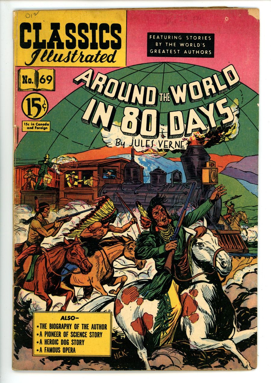 Classics Illustrated 69 VG- (3.5) HRN 67 (1950) Canadian Edition 