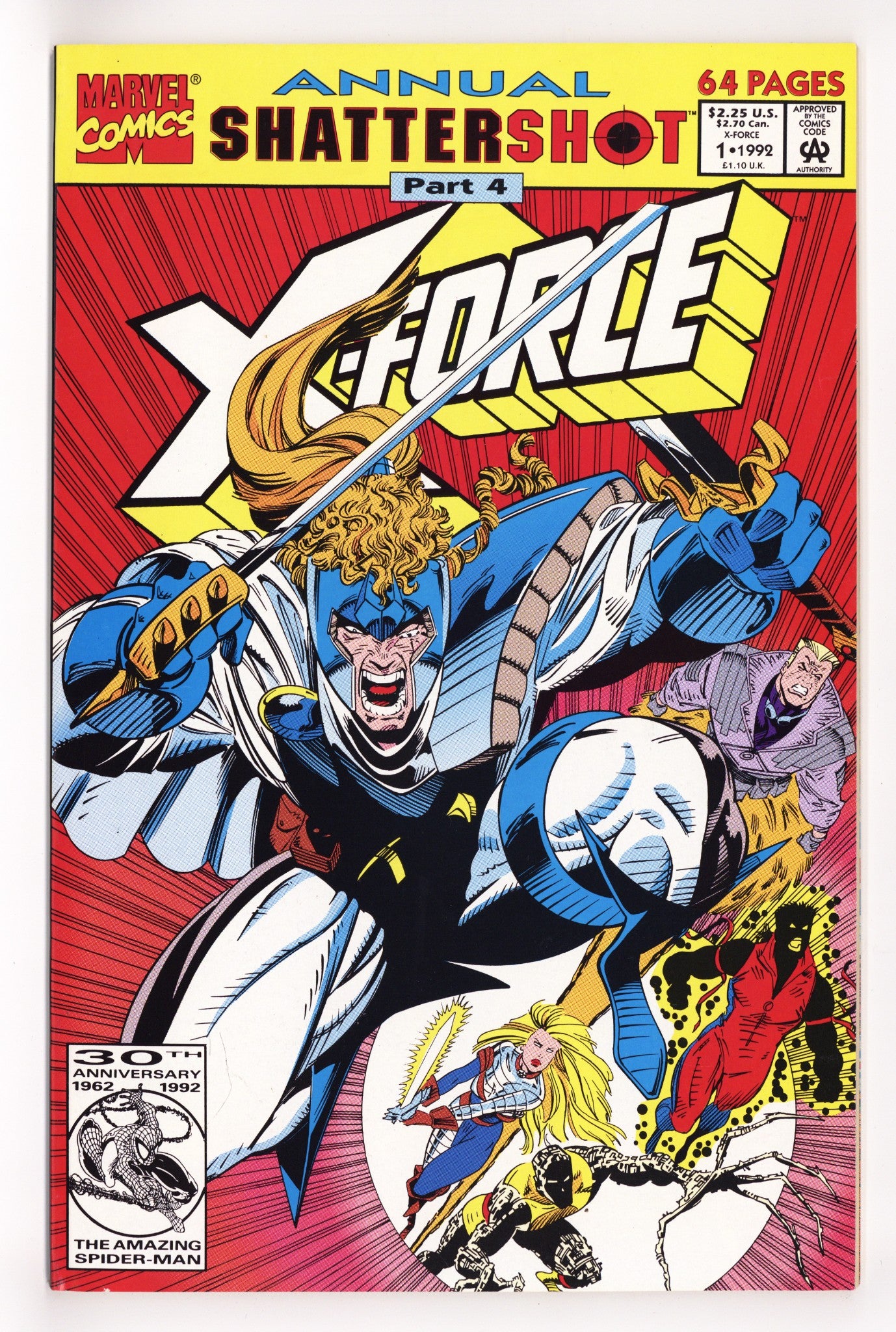 X-Force Annual Vol 1 1 High Grade (1992) 
