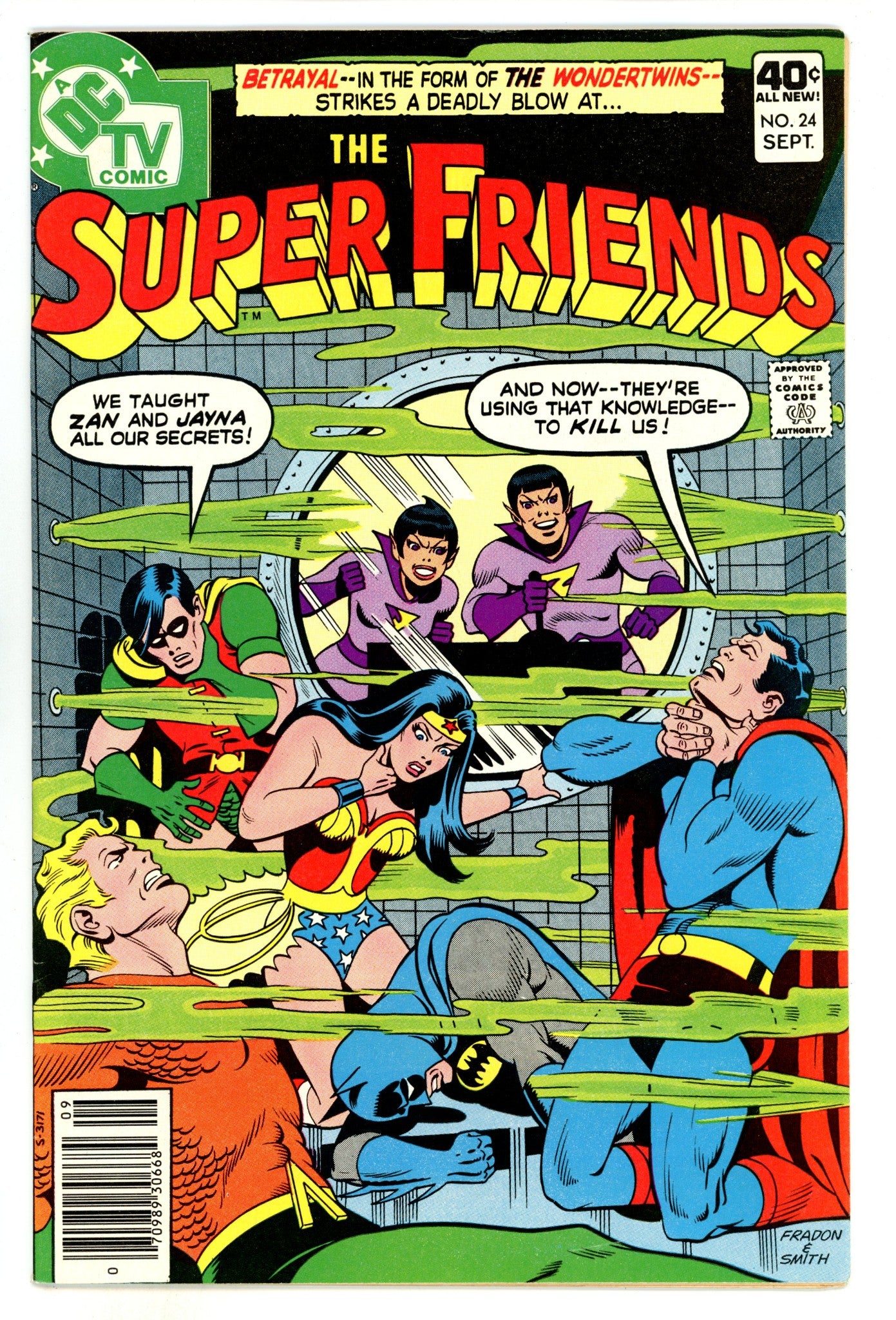 Super Friends Vol 1 24  VF- (7.5)  (1979)  