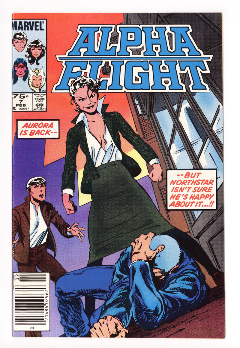 Alpha Flight Vol 1 7 VF- (7.5) (1984) Canadian Price Variant 