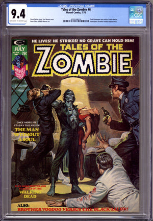 Tales of the Zombie   6 CGC 9.4 (NM)   (1974)