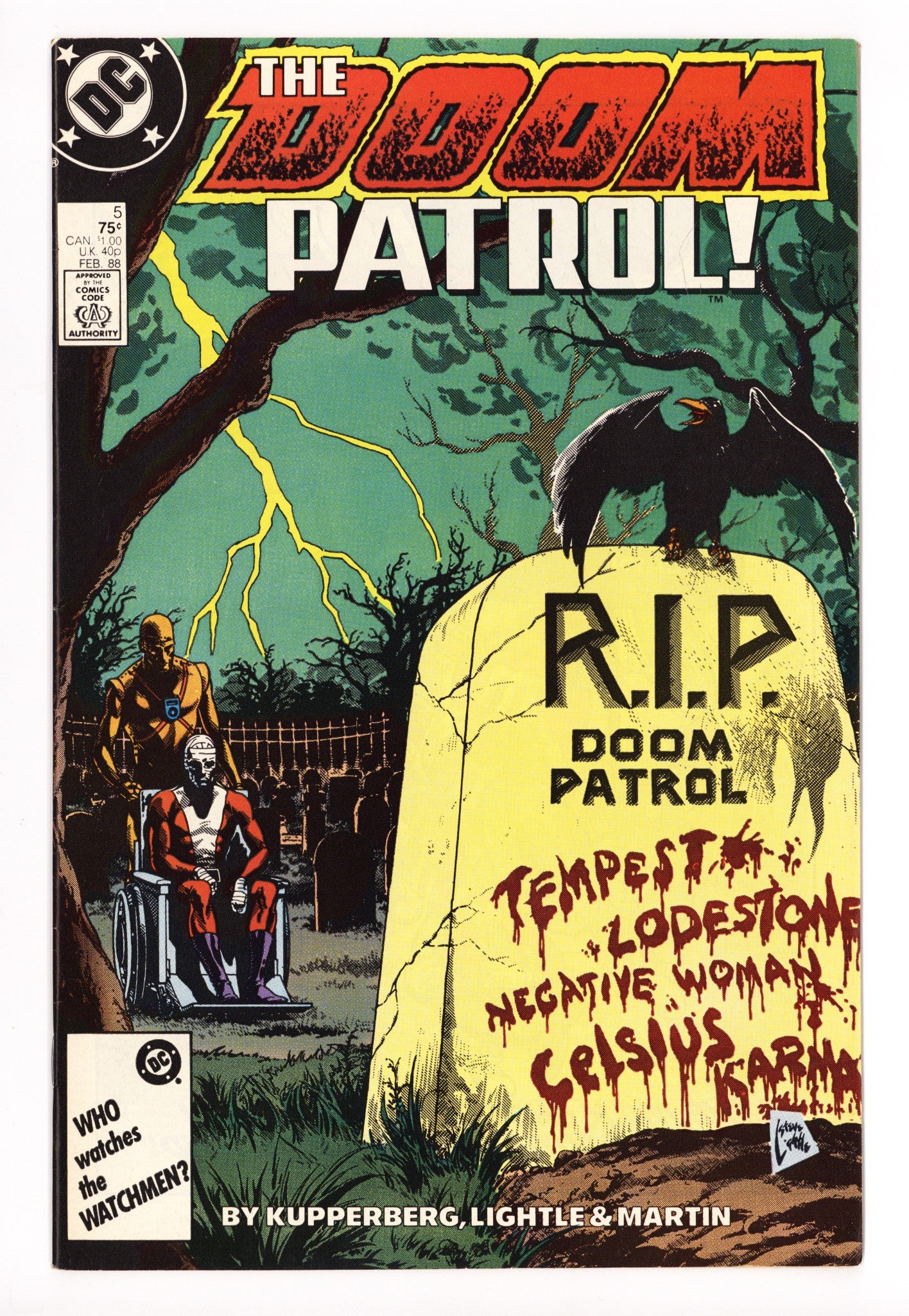 Doom Patrol Vol 2 5 High Grade (1988) 