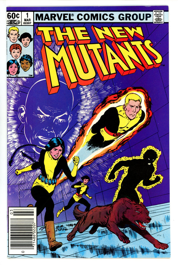 The New Mutants Vol 1 1 VF+ (8.5) (1983) Newsstand