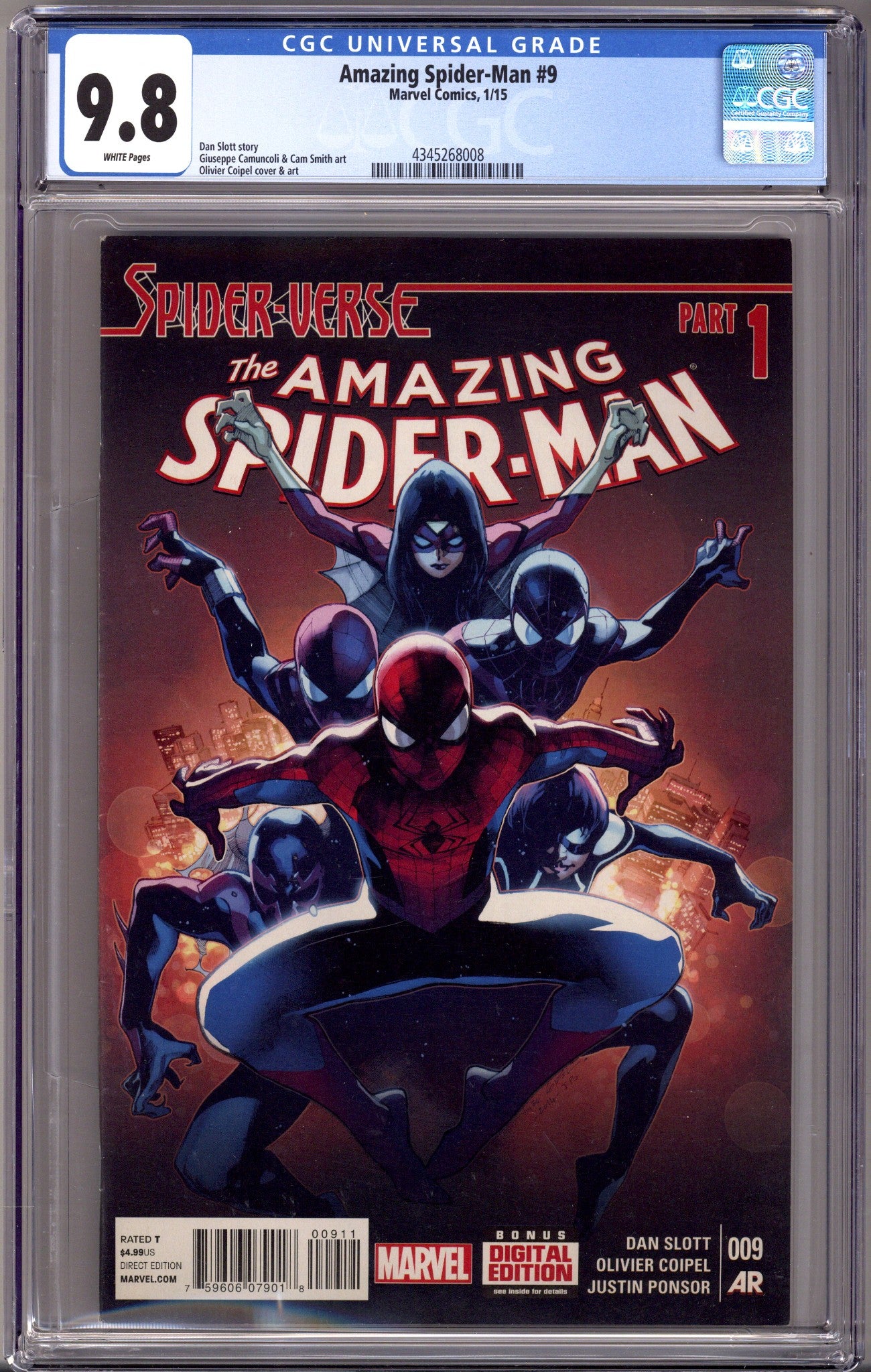 The Amazing Spider-Man Vol 3 9 CGC 9.8 (NM/M) (2015) 