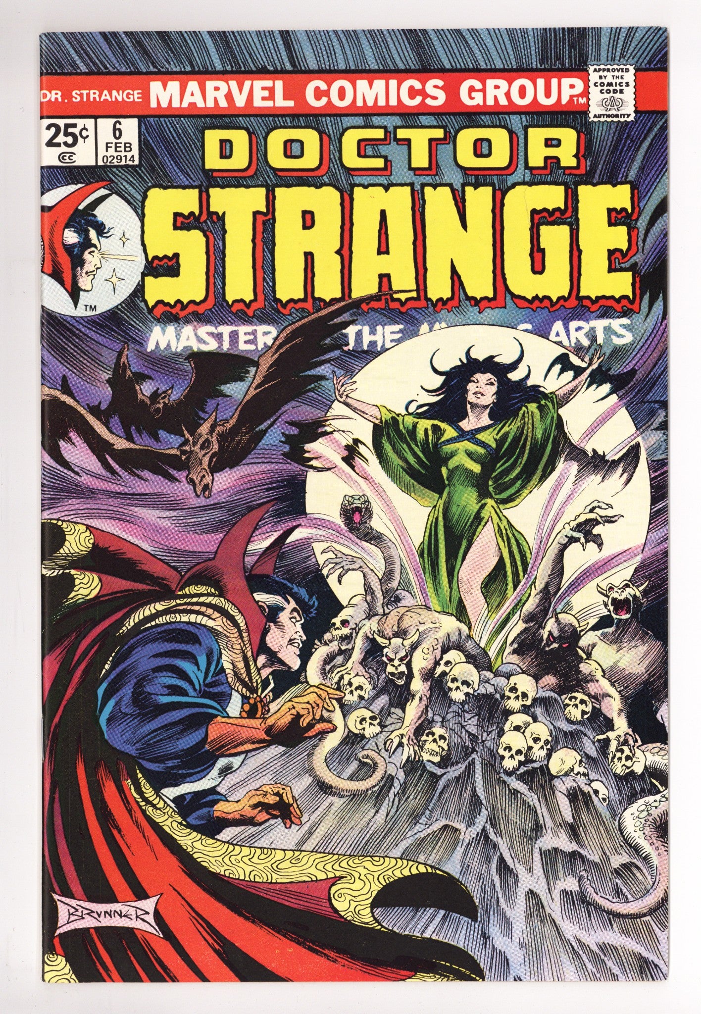 Doctor Strange Vol 2 6 VF+ (8.5) (1975) 