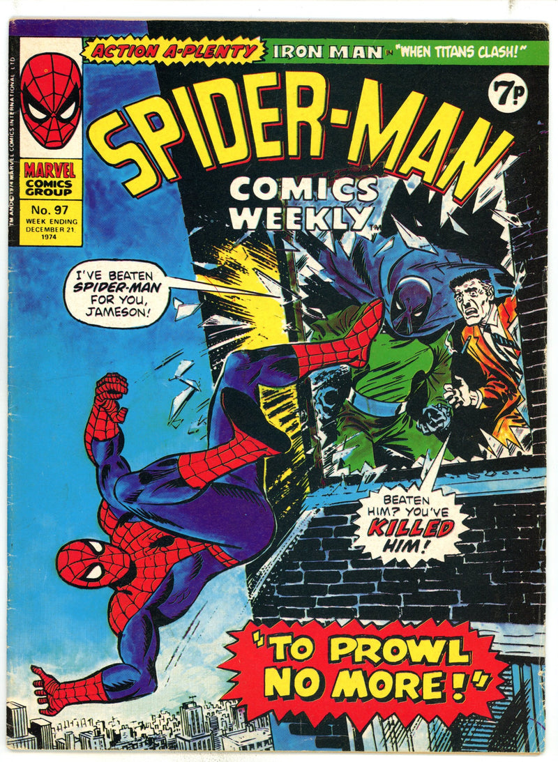 Spider-Man Comics Weekly 97 FN- (5.5) (1974) 