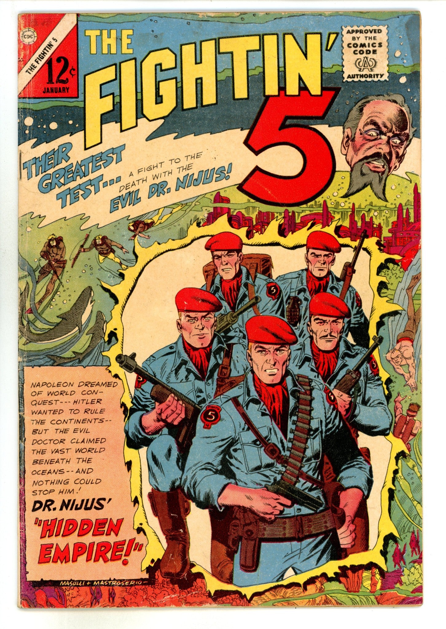 Fightin' Five  36  VG/FN (5.0)  (1966)  