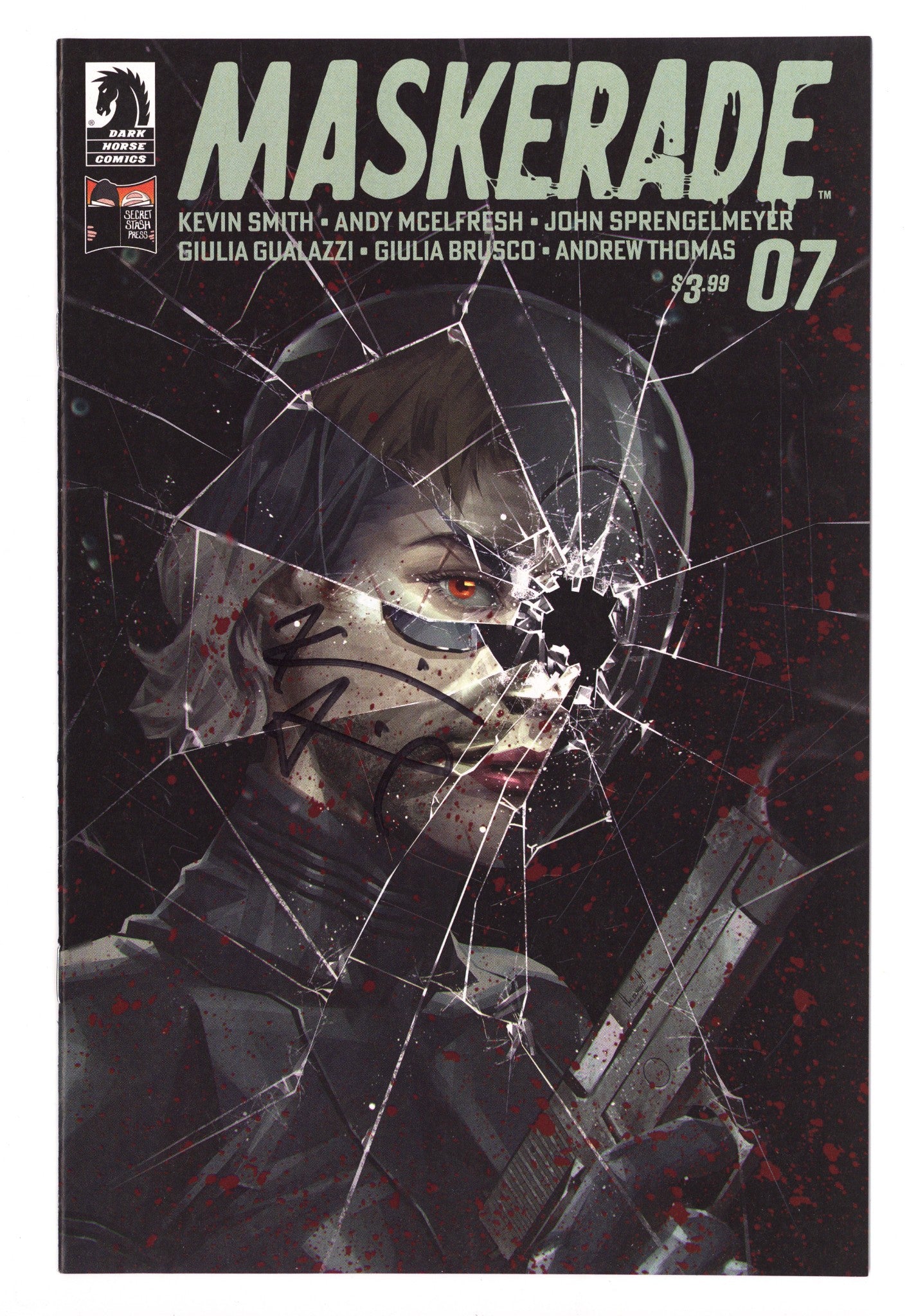 Maskerade 7 High Grade (2023) Ngu Variant Signed x1 Cover Kevin Smith 
