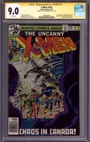 The X-Men Vol 1 120 CGC 9.0 (VF/NM) (1979) Signed x1 Cover Chris Claremont