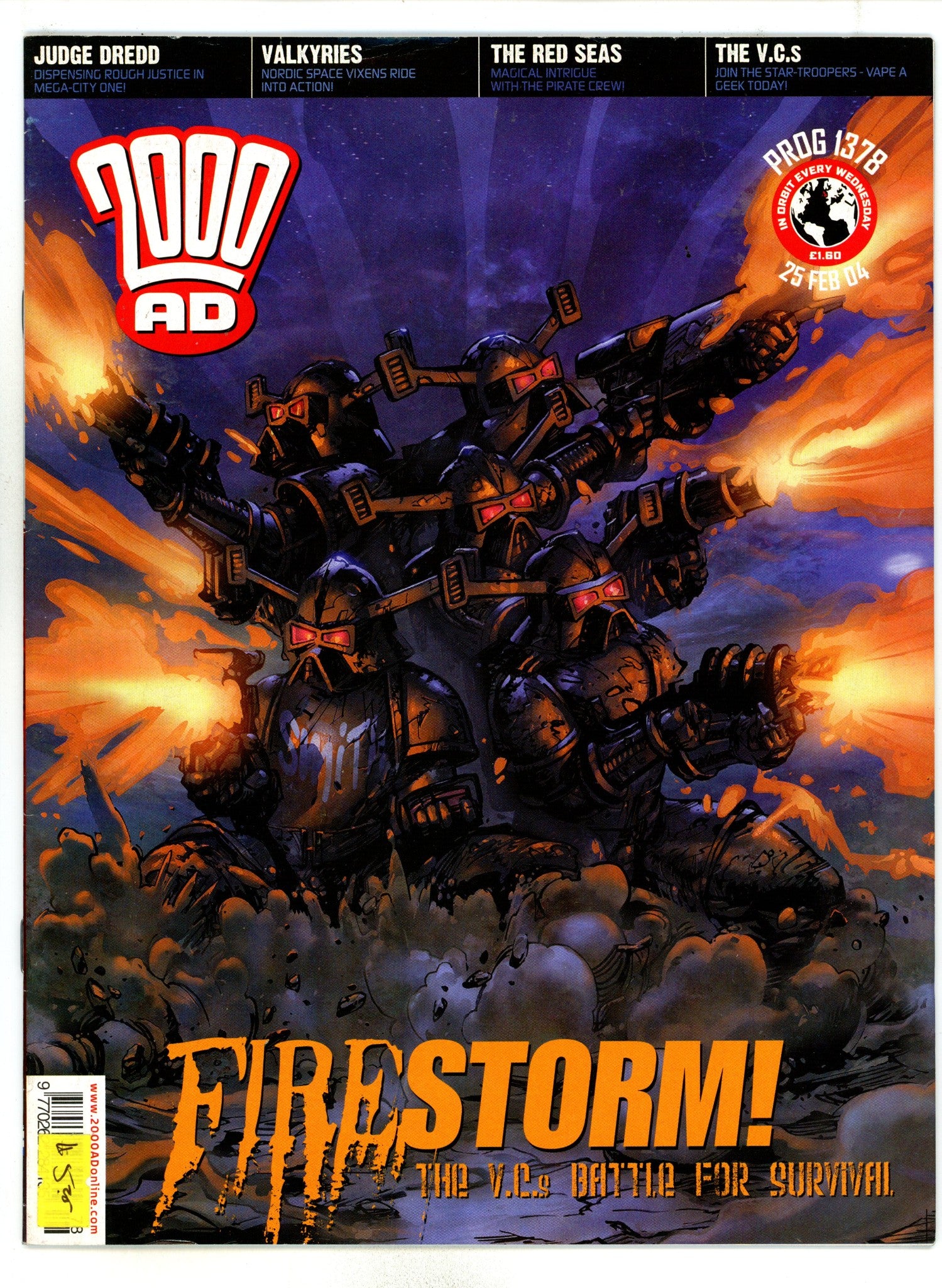 2000 AD 1378 Mid Grade (2004) 