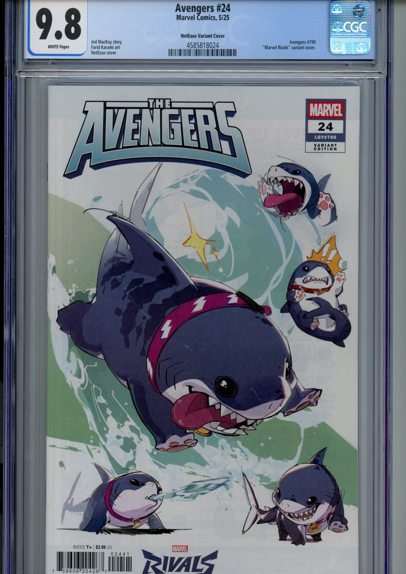 Avengers Vol 9 24 CGC 9.8 (NM/M) (2025) NetEase Variant 