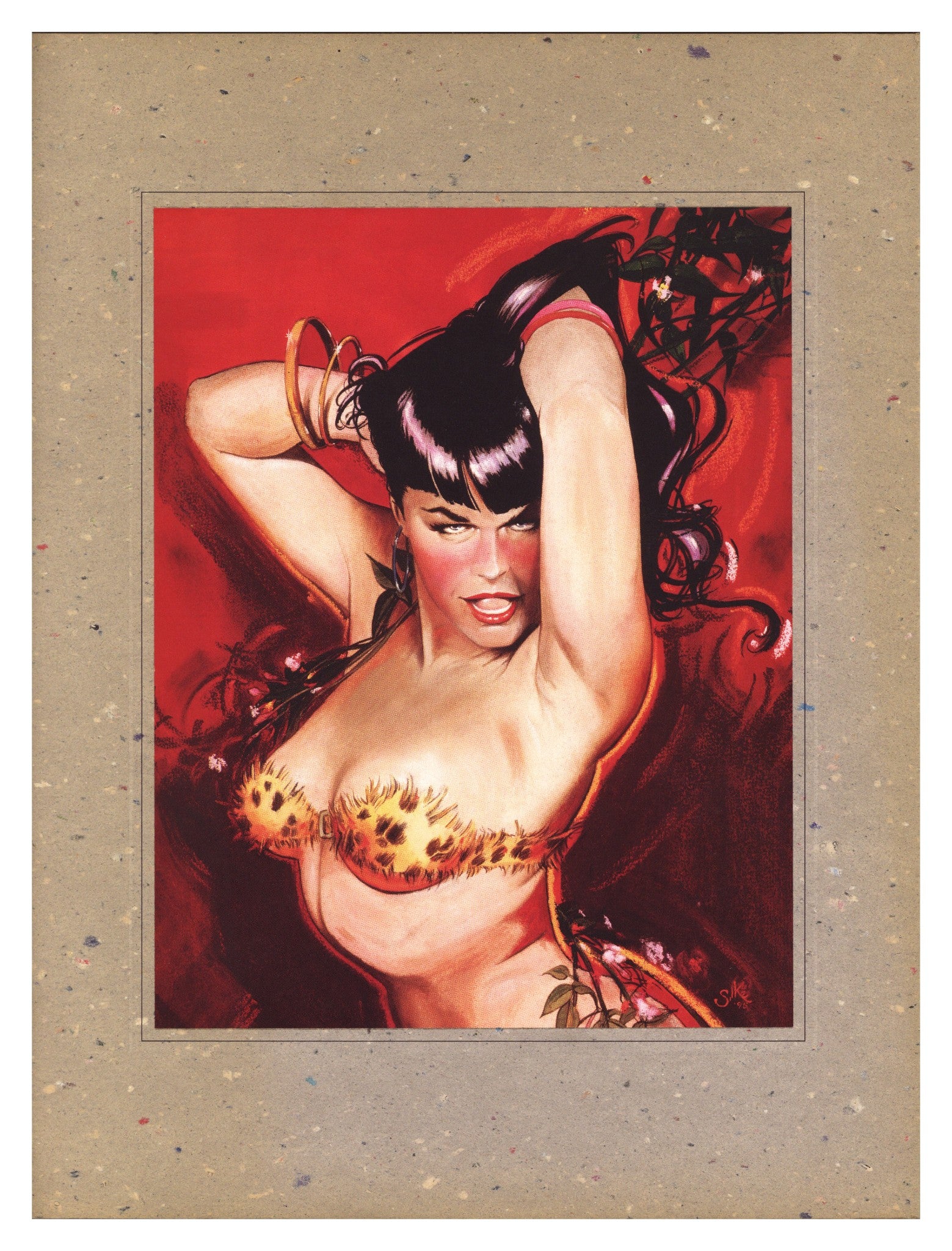Bettie Page: Queen of Hearts HC High Grade 596 / 1000 (1995) Signed x1 1st Page Jim Silke 