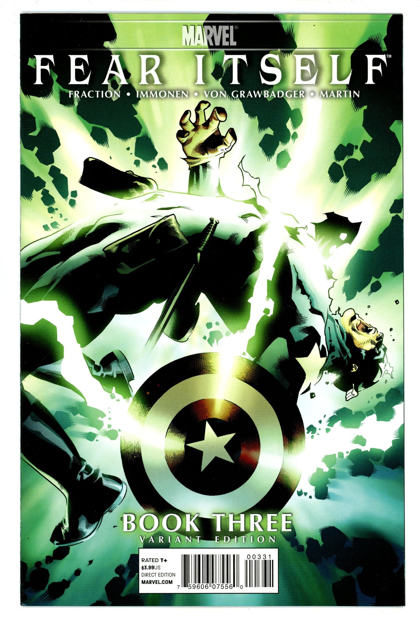 Fear Itself 3 High Grade (2011) Immonen Incentive Variant 